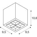SLV 1007461 S-Cube Deckenaufbauleuchte 2700/3000K 15W Phase 80° anthrazit