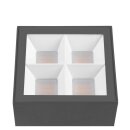 SLV 1007458 S-Cube Wand- und Deckenaufbauleuchte 2700/3000K 15W Phase 80° anthrazit