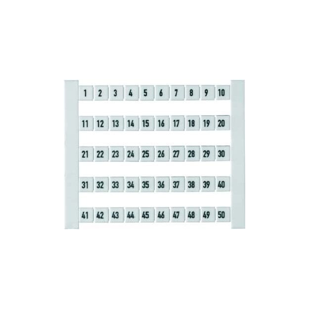 Weidmüller DEK5WSFW1 Klemmenmarkierer dekafix ws DEK 5 FW 1-50 0473460001