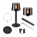 SLV 1007380 Taha Leuchten-Set Akku IP65 2700K dimmbar schwarz