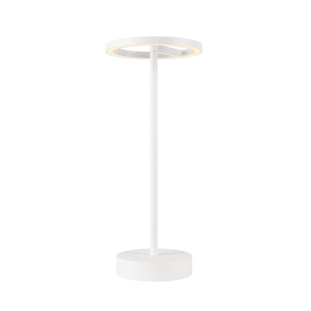 SLV 1007357 Vinolina One Tischlampe Akku IP54 2700K Touch weiß Tischleuchte