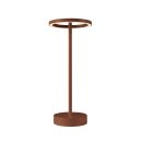 SLV 1007358 Vinolina One Tischlampe Akku IP54 2700K Touch rost Tischleuchte