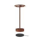 SLV 1007358 Vinolina One Tischlampe Akku IP54 2700K Touch rost Tischleuchte