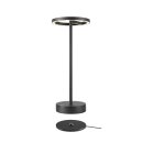 SLV 1007359 Vinolina One Tischlampe Akku IP54 2700K Touch schwarz Tischleuchte