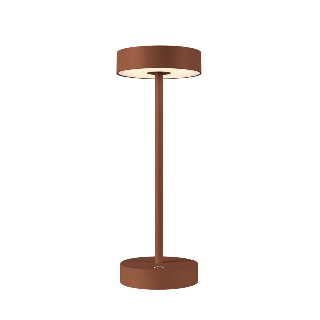 SLV 1007361 Vinolina Tischlampe Akku IP54 2700/3000K Touch rost Tischleuchte