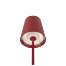 SLV 1007694 Vinolina Two Tischlampe Akku IP65 2200/2700/3000K Touch rot Tischleuchte