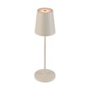 SLV 1007697 Vinolina Two Tischlampe Akku IP65 2200/2700/3000K Touch beige Tischleuchte