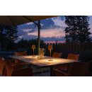 SLV 1007695 Vinolina Two Tischlampe Akku IP65 2200/2700/3000K Touch rost Tischleuchte