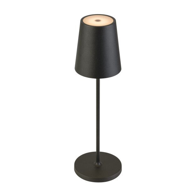 SLV 1007693 Vinolina Two Tischlampe Akku IP65 2200/2700/3000K Touch schwarz Tischleuchte