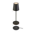SLV 1007693 Vinolina Two Tischlampe Akku IP65 2200/2700/3000K Touch schwarz Tischleuchte
