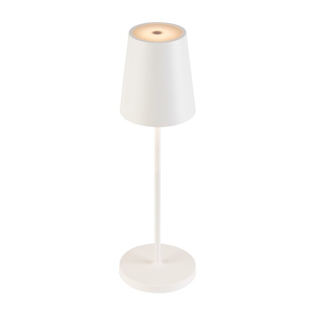 SLV 1007692 Vinolina Two Tischleuchte Akku IP65 2200/2700/3000K Touch weiß
