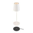 SLV 1007692 Vinolina Two Tischleuchte Akku IP65 2200/2700/3000K Touch weiß