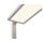 SLV 1007464 Worklight Pro Stehleuchte 100W 4000K Touch grau