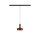 SLV 1007747 Lalu Pendelleuchte 48V Led Base Mix&Match 150cm 8W 3000K Dali bronze