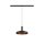 SLV 1007749 Lalu Pendelleuchte 48V Led Base Mix&Match 150cm 8W 3000K Dali schwarz