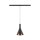 SLV 1007749 Lalu Pendelleuchte 48V Led Base Mix&Match 150cm 8W 3000K Dali schwarz