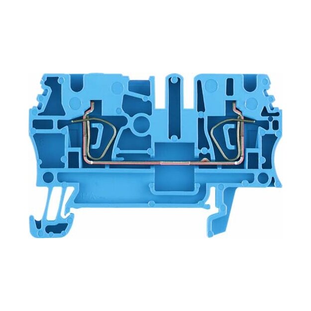 Weidmüller ZDU25BL Durchgangsklemme 2 5qmm Blau ZDU 2.5 BL 1608520000