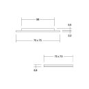 Brumberg 12165023 LED-Einbaudownlight 12 V DC, 2,6 W