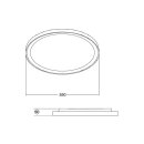 Brumberg 12260083 LED-Anbaudownlight 230 V AC, 50 W