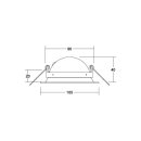 Brumberg 12431173 LED-Einbaustrahler 350 mA, 5 W