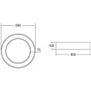 Brumberg 13570184 LED-Anbau-Ringleuchte 4000K, D=600 mm