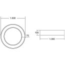 Brumberg 13572184 LED-Anbau-Ringleuchte 4000K, D=1000 mm
