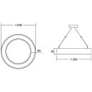 Brumberg 13852188CA LED-Pendel-Ringleuchte D=1000mm,...