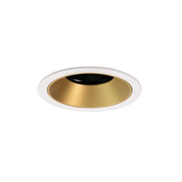 Brumberg 20173760 Einbaumodul rund strukturweiss/gold matt