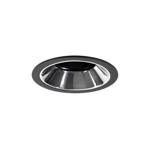 Brumberg 20173840 Einbaumodul rund strukturschwarz/chrom glänzend