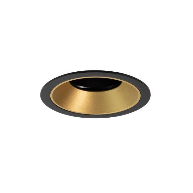 Brumberg 20173860 Einbaumodul rund strukturschwarz/gold matt