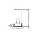 Brumberg 36004080 Einbaudownlight GU10, max. 35 W