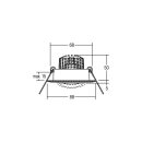 Brumberg 38141173 LED-Einbaustrahler 230 V AC, 6 W