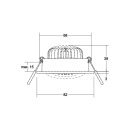 Brumberg 38479173 LED-Einbaustrahler 230 V AC, 50 Hz