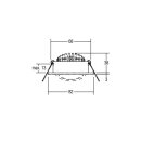 Brumberg 39383173 LED-Einbaustrahler 230 V AC, 50 Hz