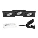 Brumberg 39465183S3 LED-Einbaustrahlerset 230 V AC, 6 W