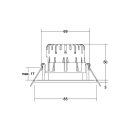 Brumberg 40480183AB LED-Einbaudownlight 230 V AC, 50 Hz