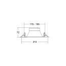 Brumberg 40671184 LED-Einbaudownlight