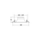 Brumberg 40672163 LED-Einbaudownlight