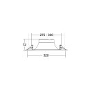 Brumberg 40674163 LED-Einbaudownlight