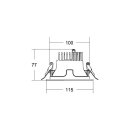 Brumberg 41612185 LED-Einbaudownlight