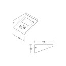 Brumberg 65291103 LED-Solarwandanbauleuchte