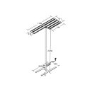 Brumberg 77413694AI LED-Stehleuchte 3-Kopf ohne rechts