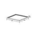 Brumberg 81032055 Einbaurahmen LED Panel zu 32055