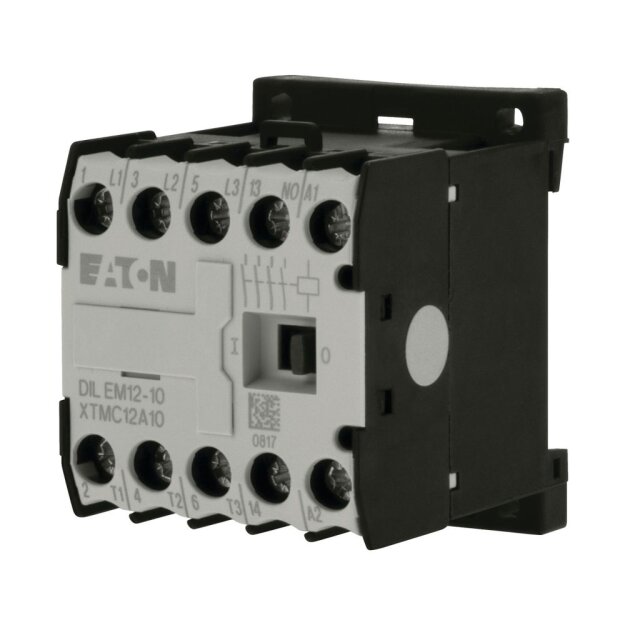 eaton Leistungsschütz 230 V 50 Hz 240 V 60 Hz 3-polig 380 V 400 V 5.5 kW Kontaktbestückung S = Schließer= 1 S Schraubklemmen Wechselstrombetätigung DILEM12-10(230V50HZ,240V60HZ) 127075