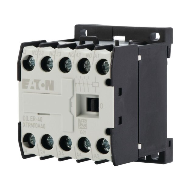 eaton Hilfsschütz 42 V 50 Hz 48 V 60 Hz S = Schließer: 4 S Schraubklemmen Wechselstrombetätigung DILER-40(42V50HZ,48V60HZ) 051755