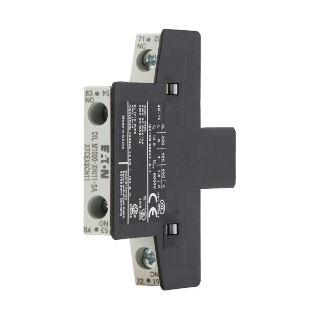 eaton Hilfsschalterbaustein 2-polig Ith= 10 A 1 S 1 Ö Seitenanbau Schraubklemmen DILM40 - DILM225A DILM1000-XHI11-SA 278427