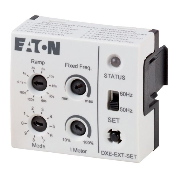 eaton Konfigurationsmodul zur Konfiguration von Rampenzeit Motorschutz Steuerklemmenfunktion für Drehzahlstarter DE1 DXE-EXT-SET 174621