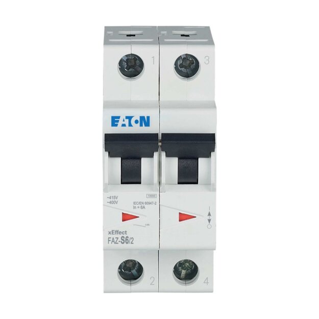 eaton Leitungsschutzschalter 6 A 2p Charakteristik: S FAZ-S6/2 278809