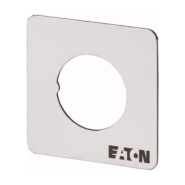 eaton Frontplatte verwendbar für T0 T3 P1 45 x 45 (für Rahmen 48 x 48) mm unbeschriftet gravierbar FS-ALU980-T0 266905