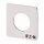 eaton Frontplatte verwendbar für T0 T3 P1 45 x 45 (für Rahmen 48 x 48) mm unbeschriftet gravierbar FS-ALU980-T0 266905